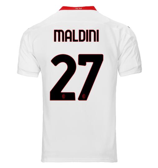 AC Milan Away Kit Soccer Jersey MALDINI #27 2020/21